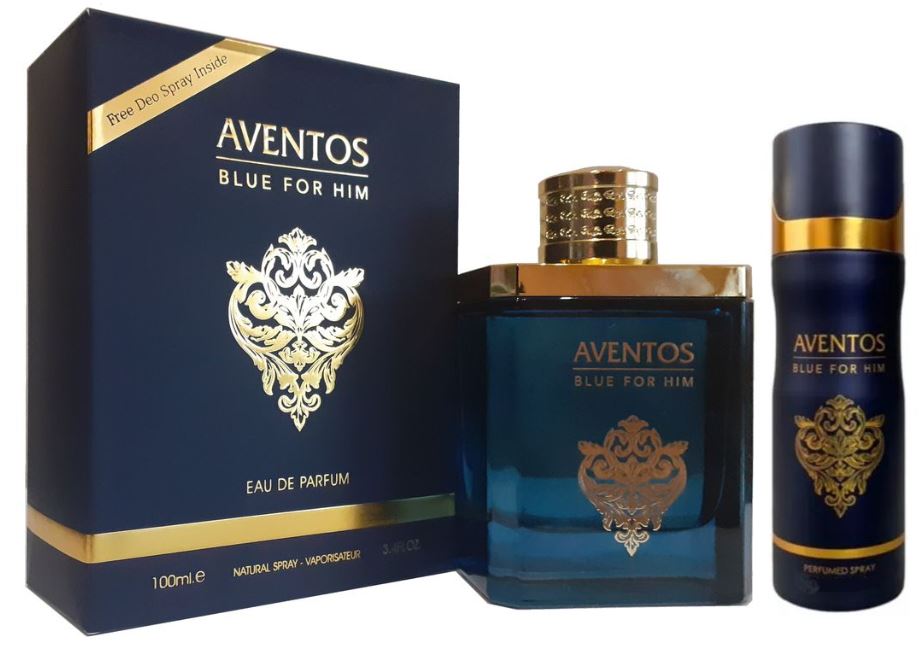 Aventos Blue for Him by Fragrance World – Eau de Parfum for Men 100ml