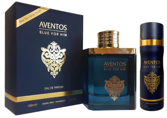 Aventos Blue for Him by Fragrance World – Eau de Parfum for Men 100ml