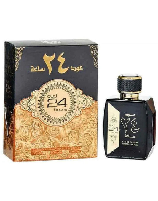 Oud 24 Hours by Ard Al Zaafaran – Dark Smoky Unisex Perfume 100ml